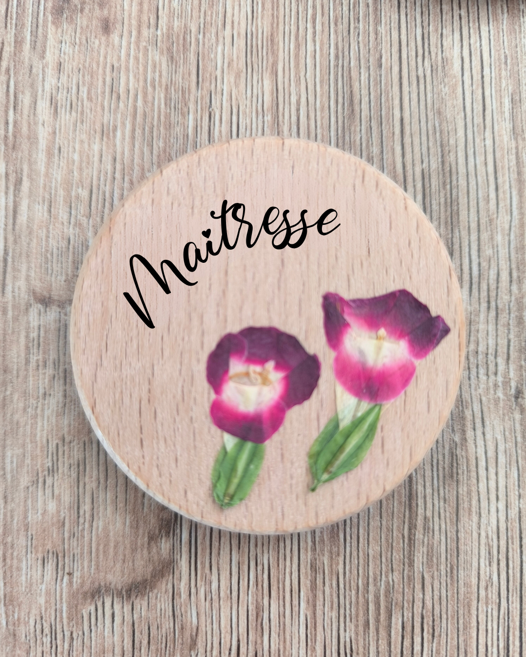 Magnets en bois - Torenia