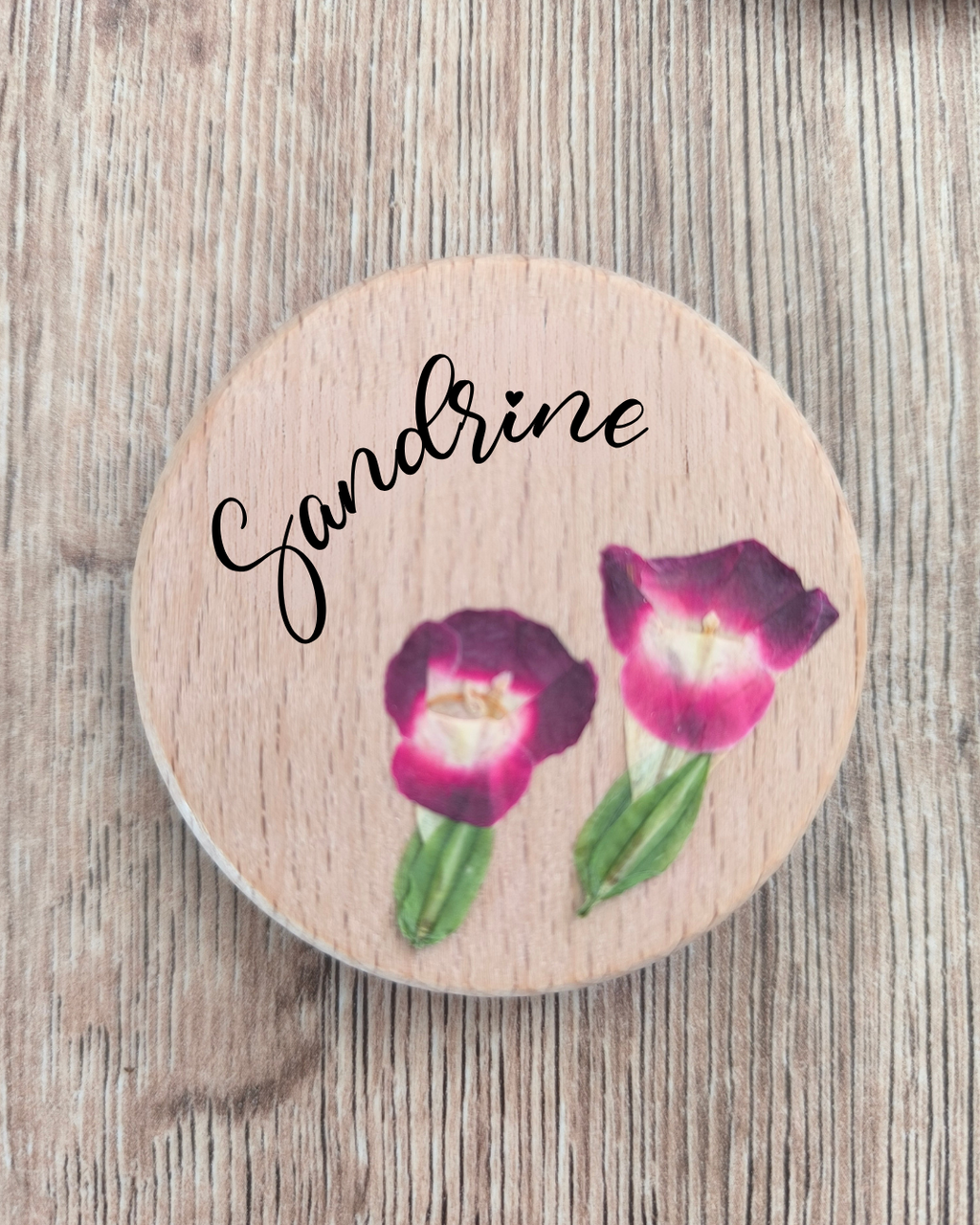 Magnets en bois - Torenia
