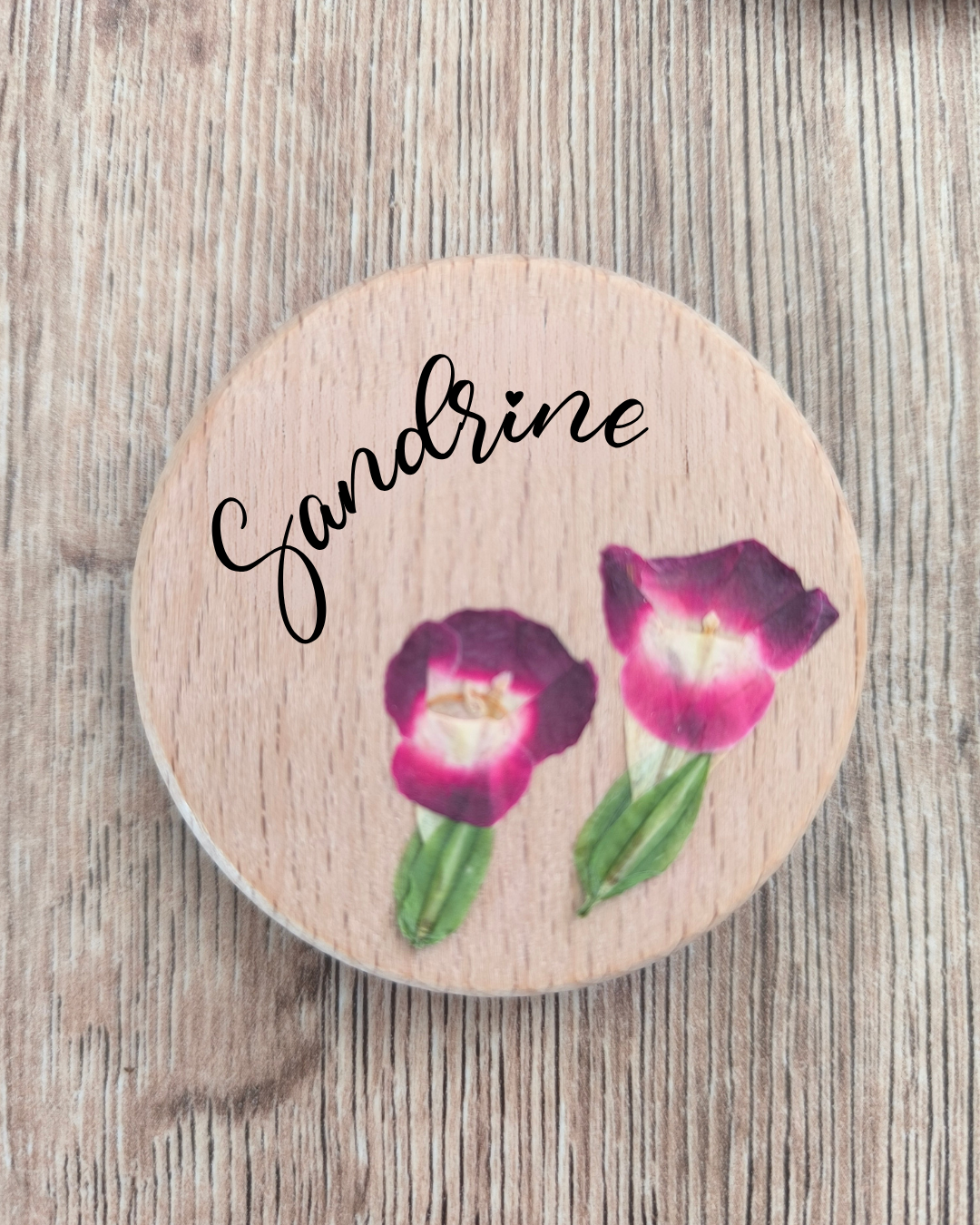 Magnets en bois - Torenia