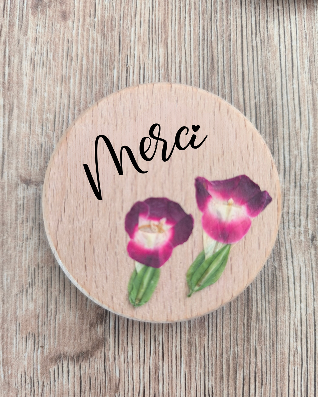 Magnets en bois - Torenia