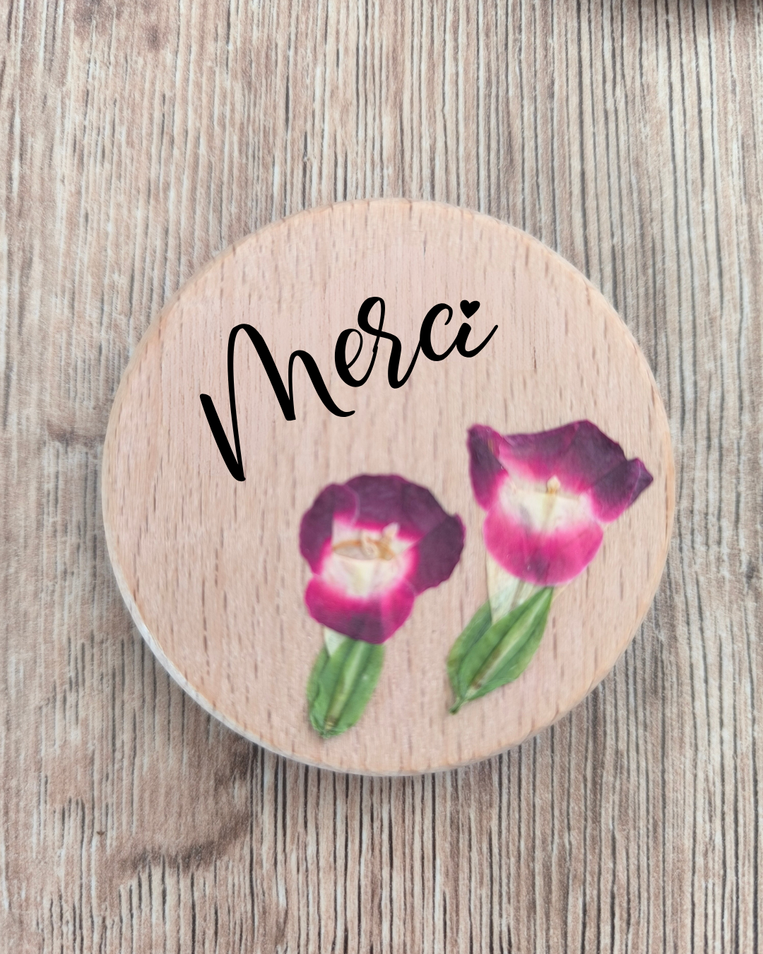 Magnets en bois - Torenia