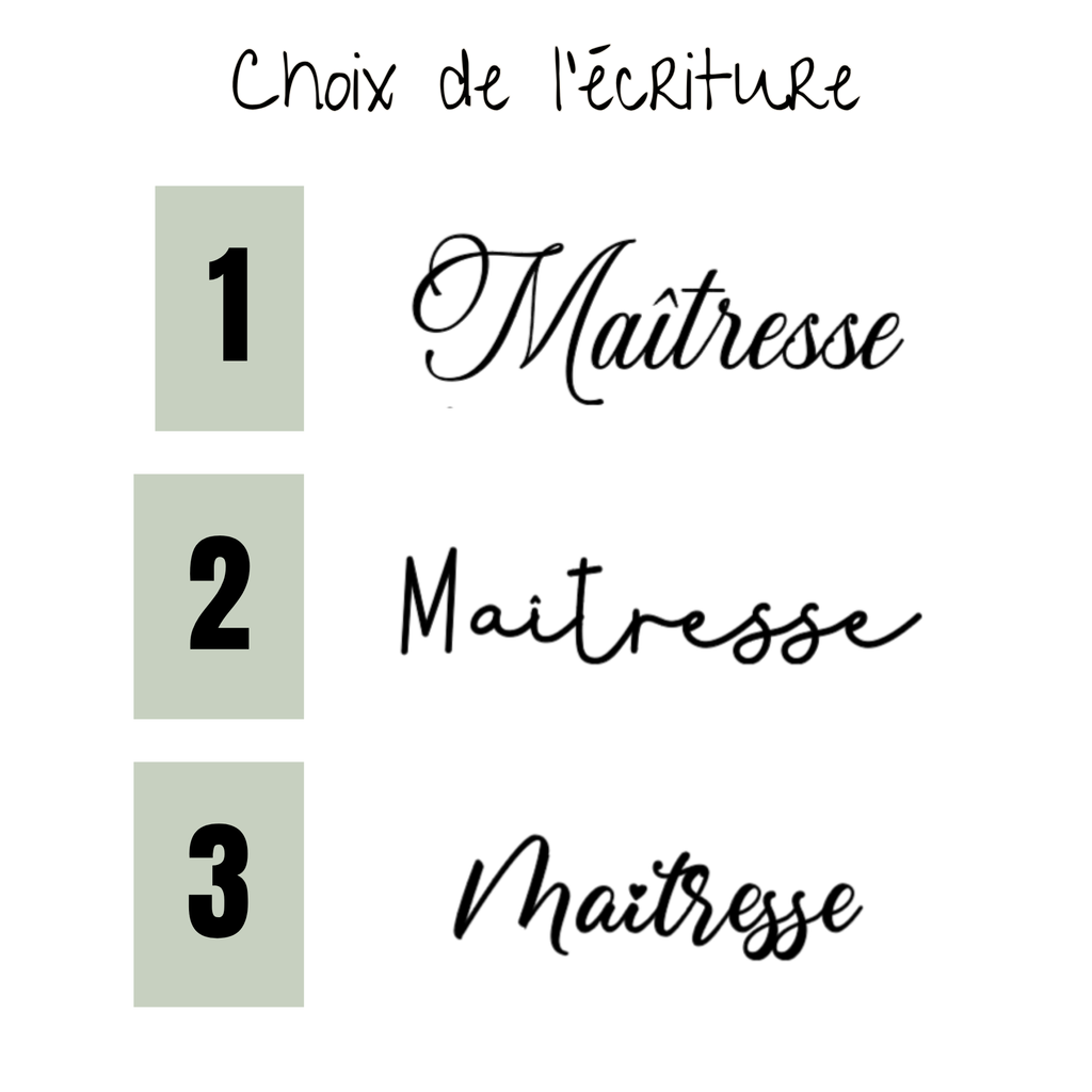 marque-page maîtresse nounou