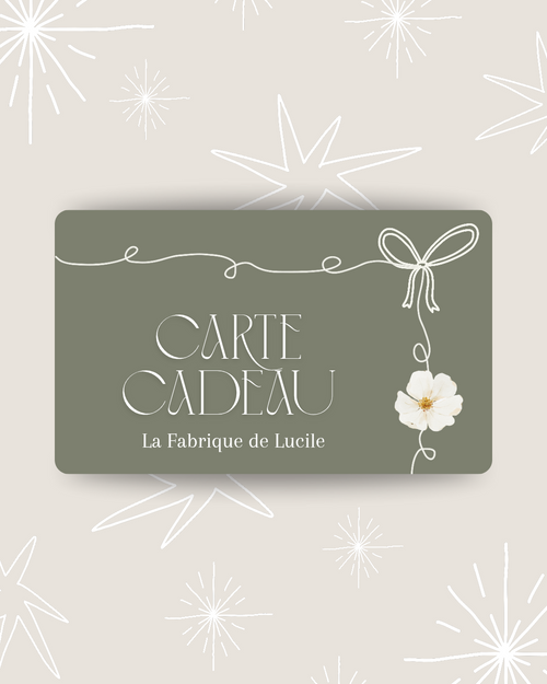 carte cadeau la fabrique de lucile