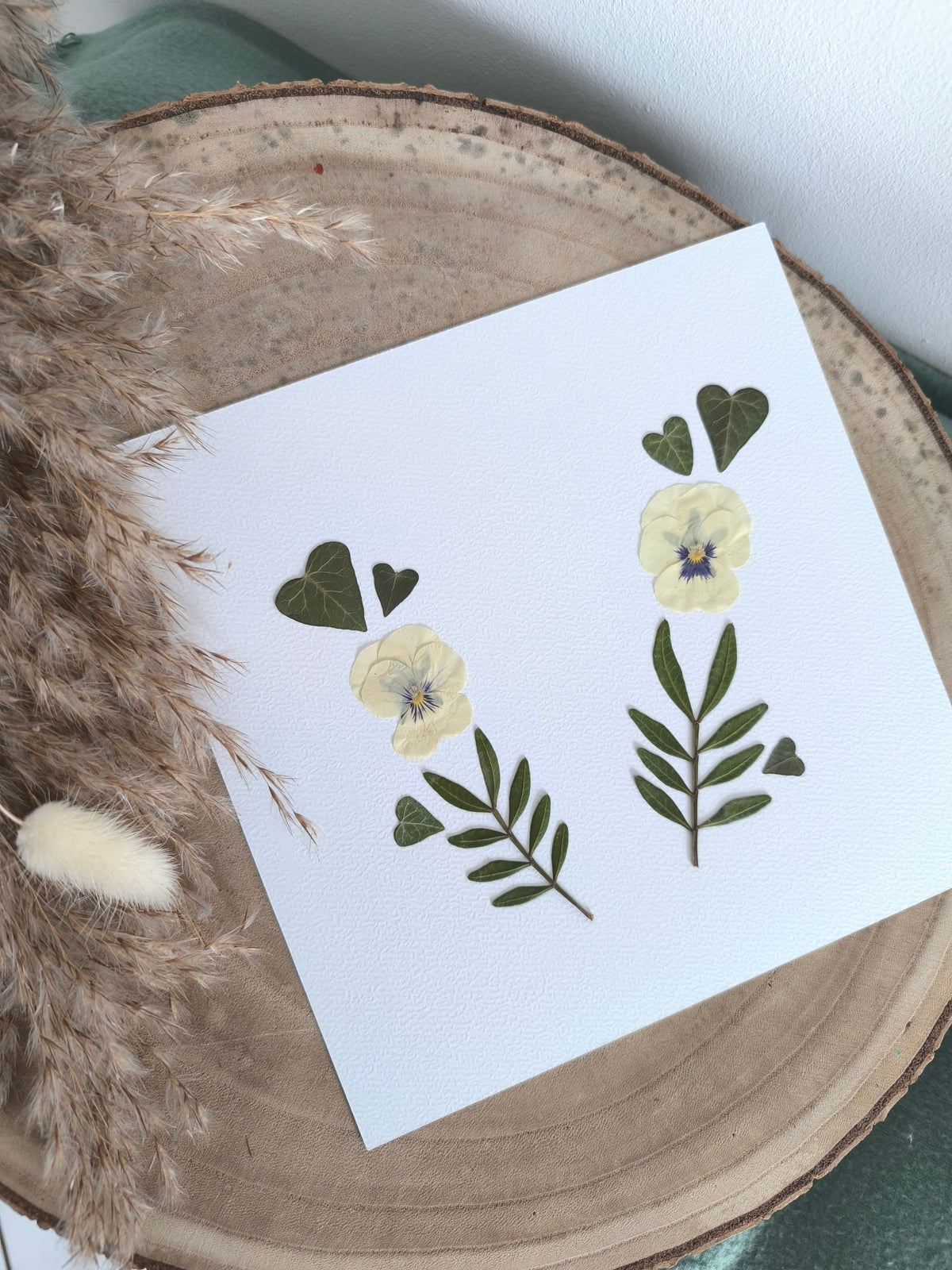 herbier duo fleurs séchées