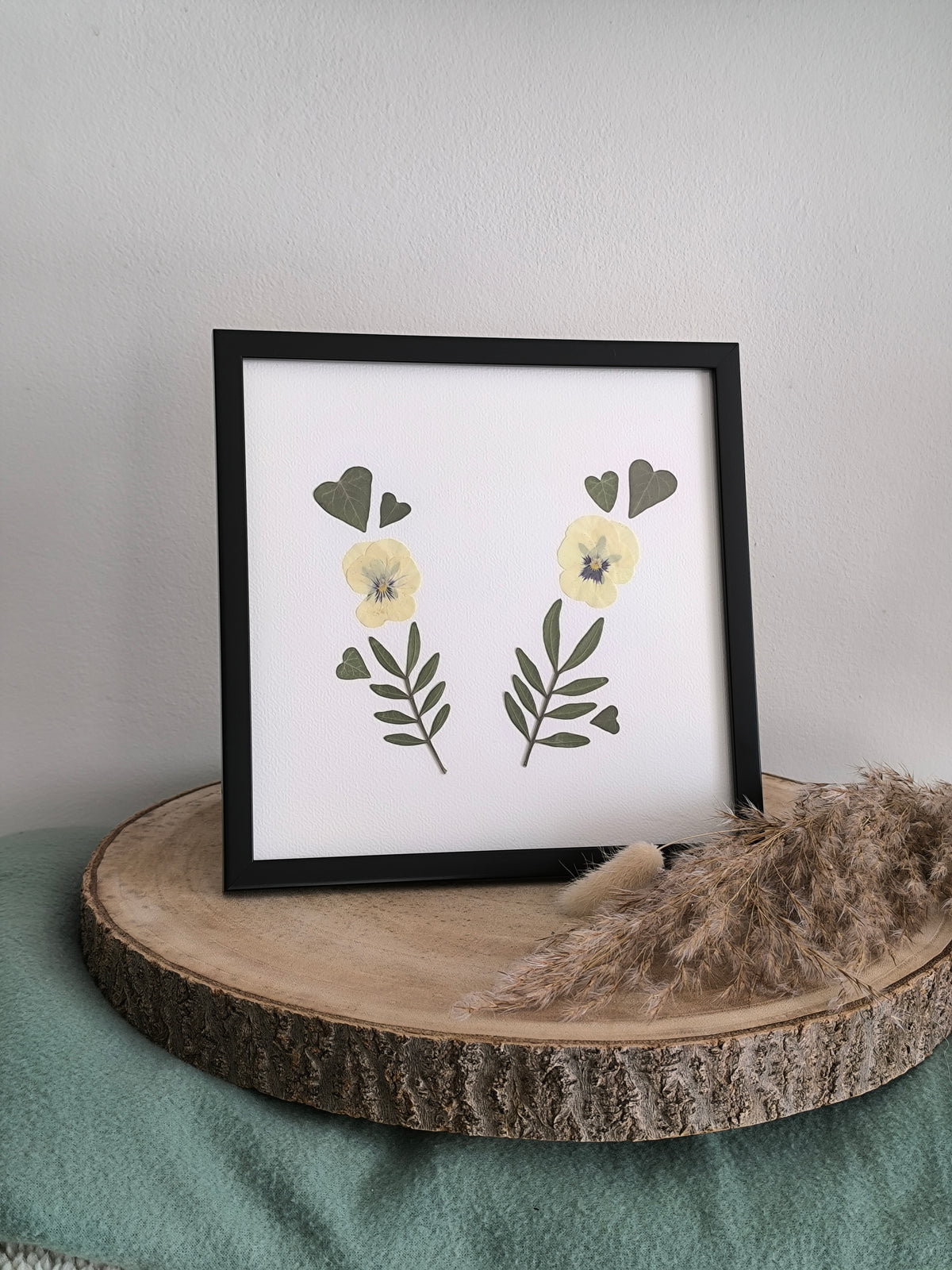 herbier duo fleurs séchées