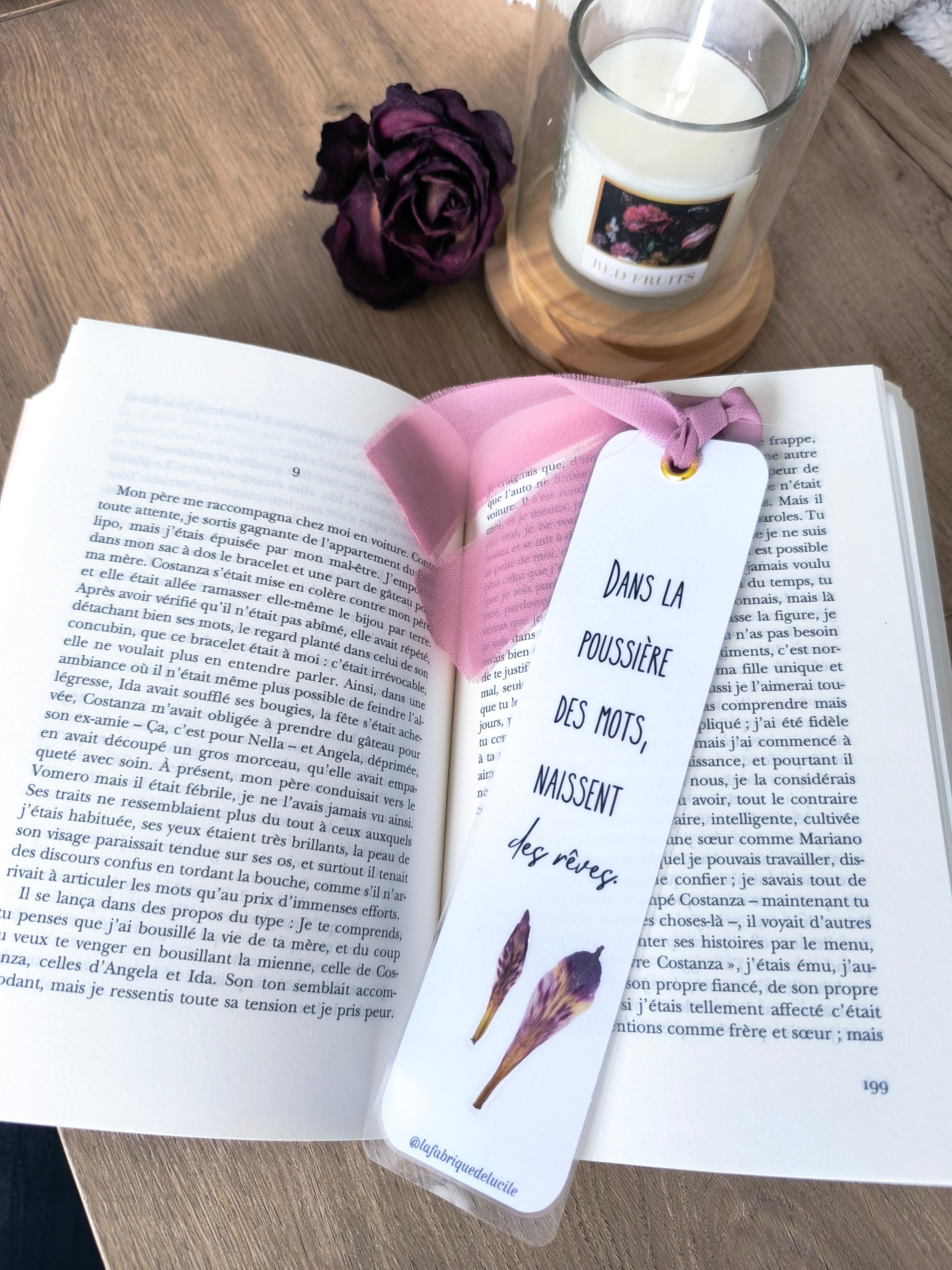 Marque pages - Lys des Incas