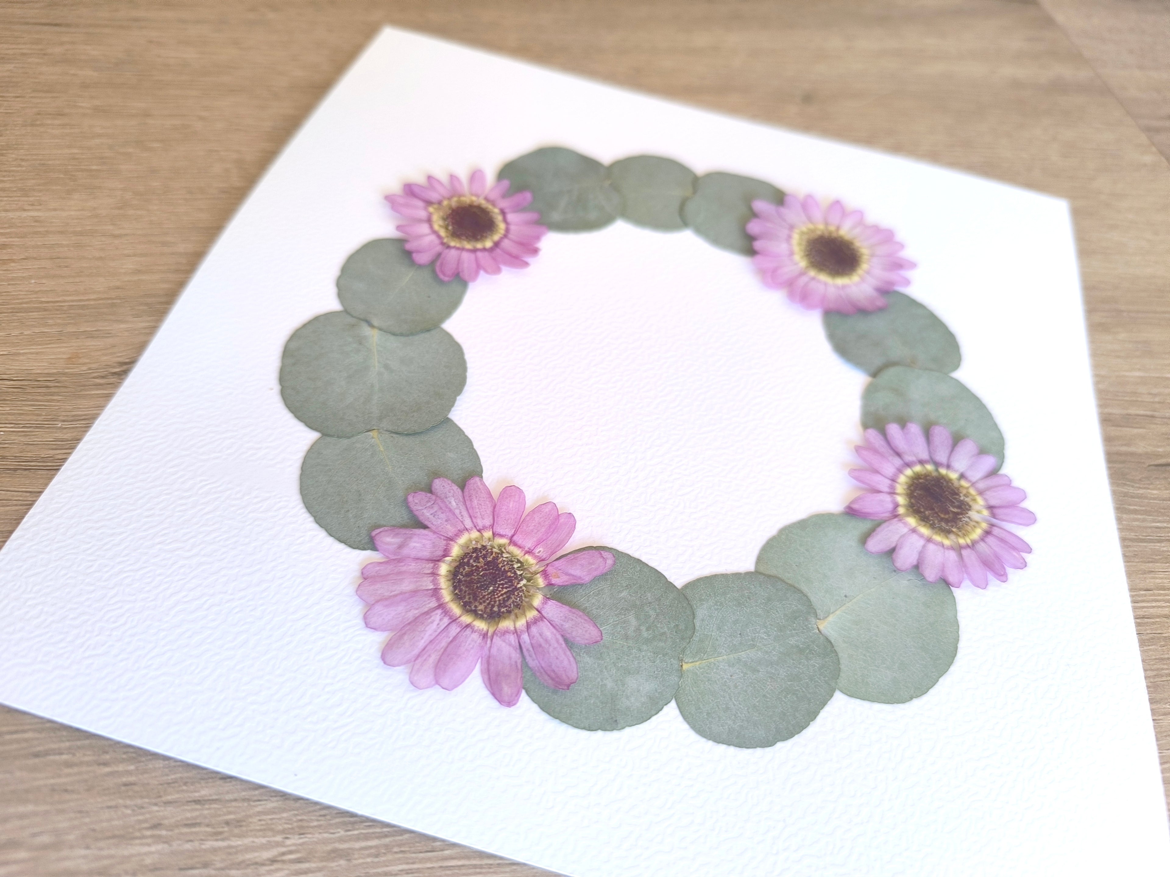 Herbier couronne – d’Eucalyptus & Chrysanthème