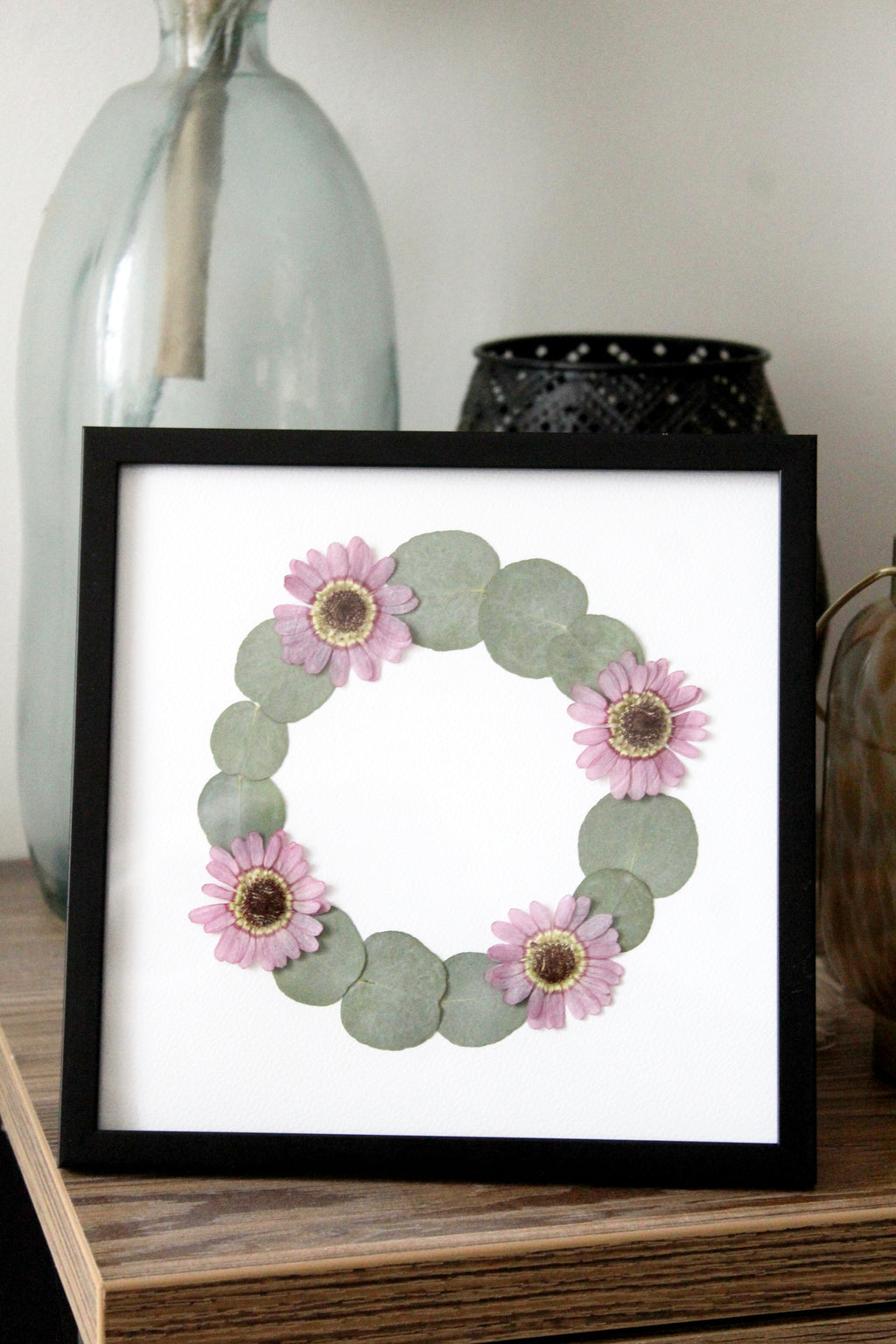 Herbier couronne – d’Eucalyptus & Chrysanthème