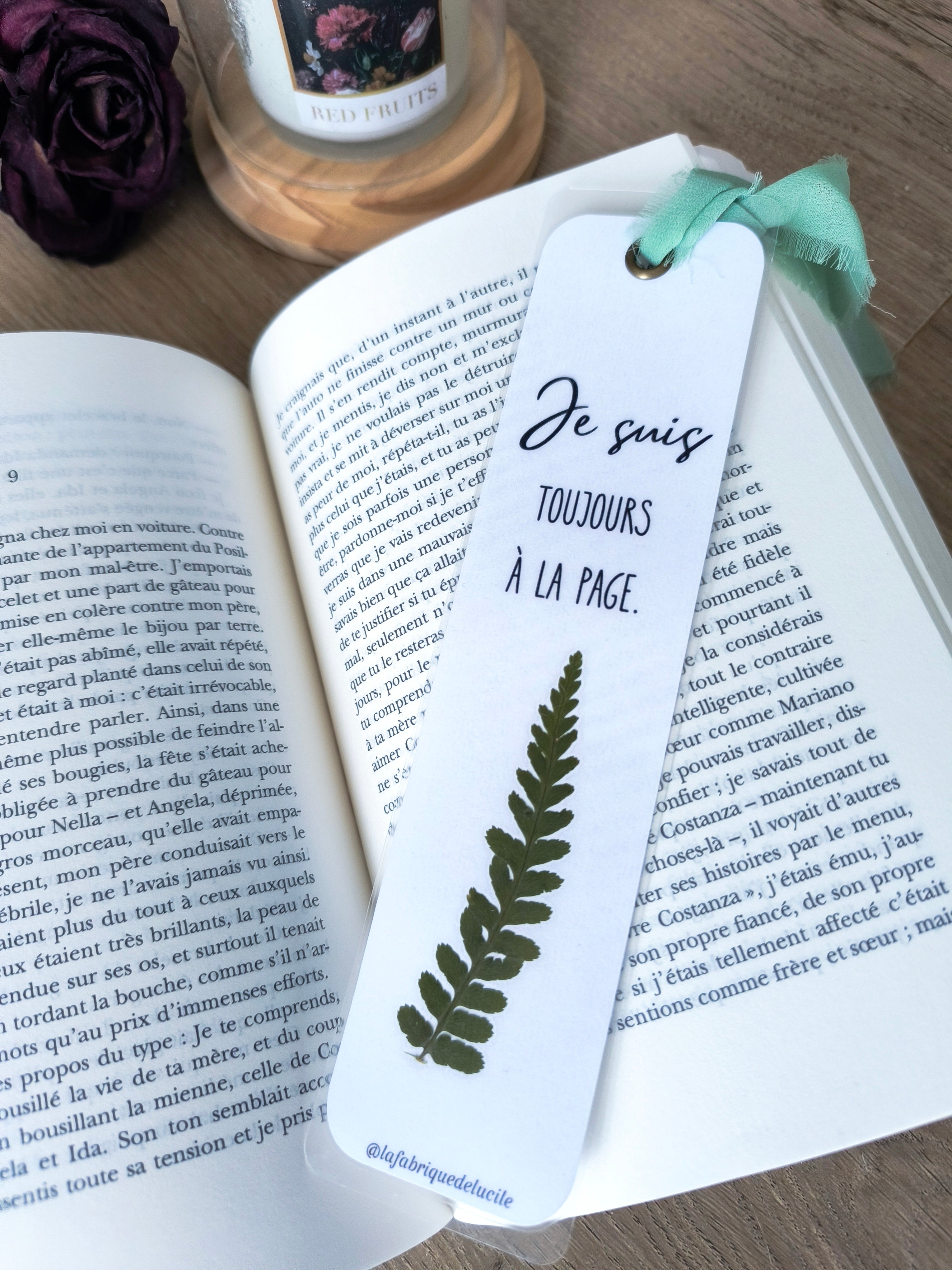 Marque pages - fougère