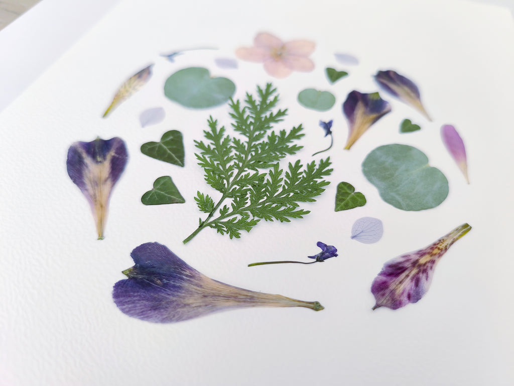 Herbier rond - Eclat floral & nature