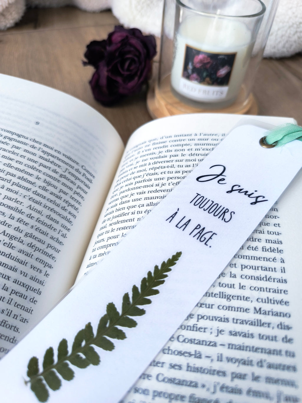 Marque pages - fougère