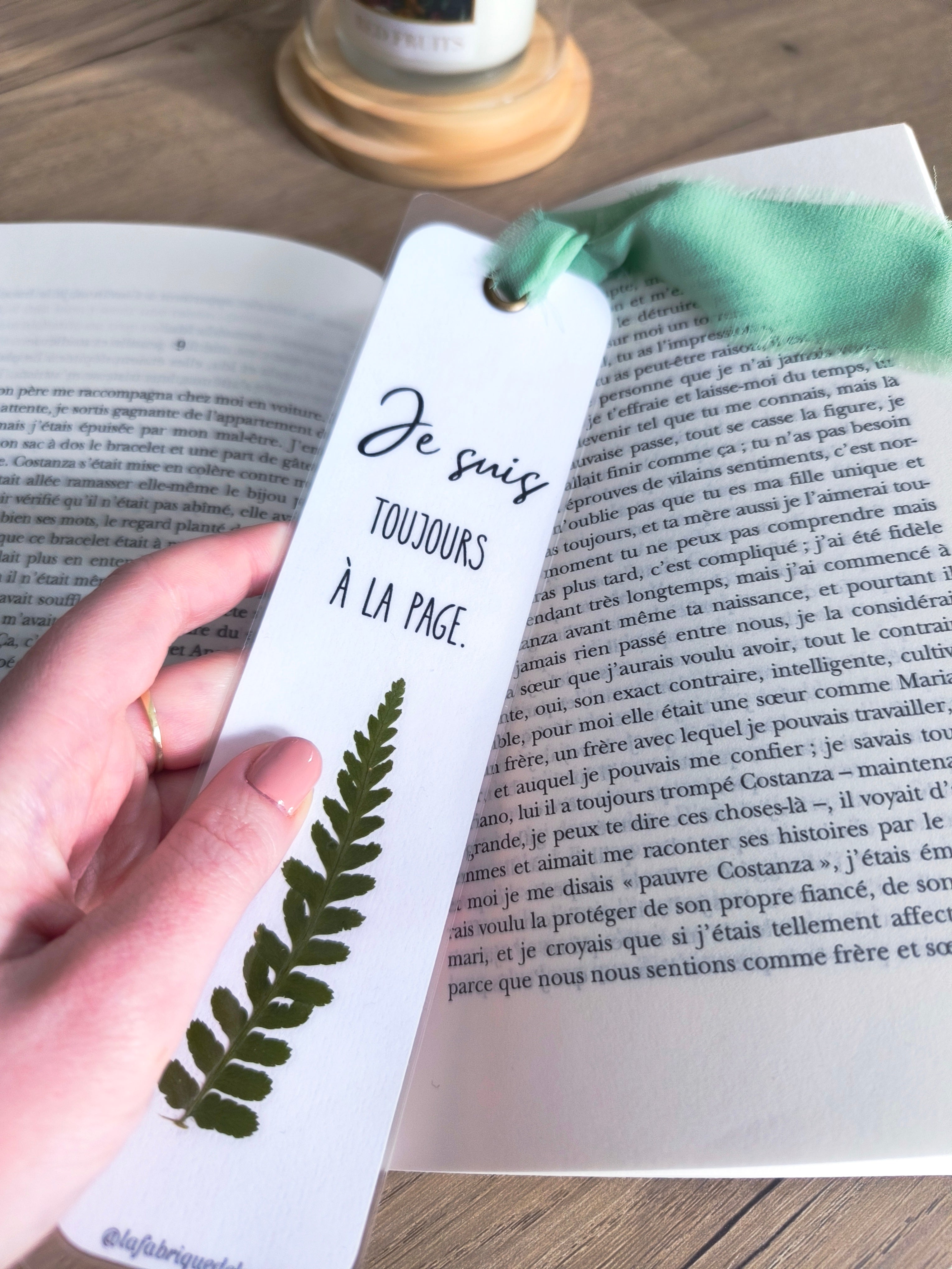 Marque pages - fougère