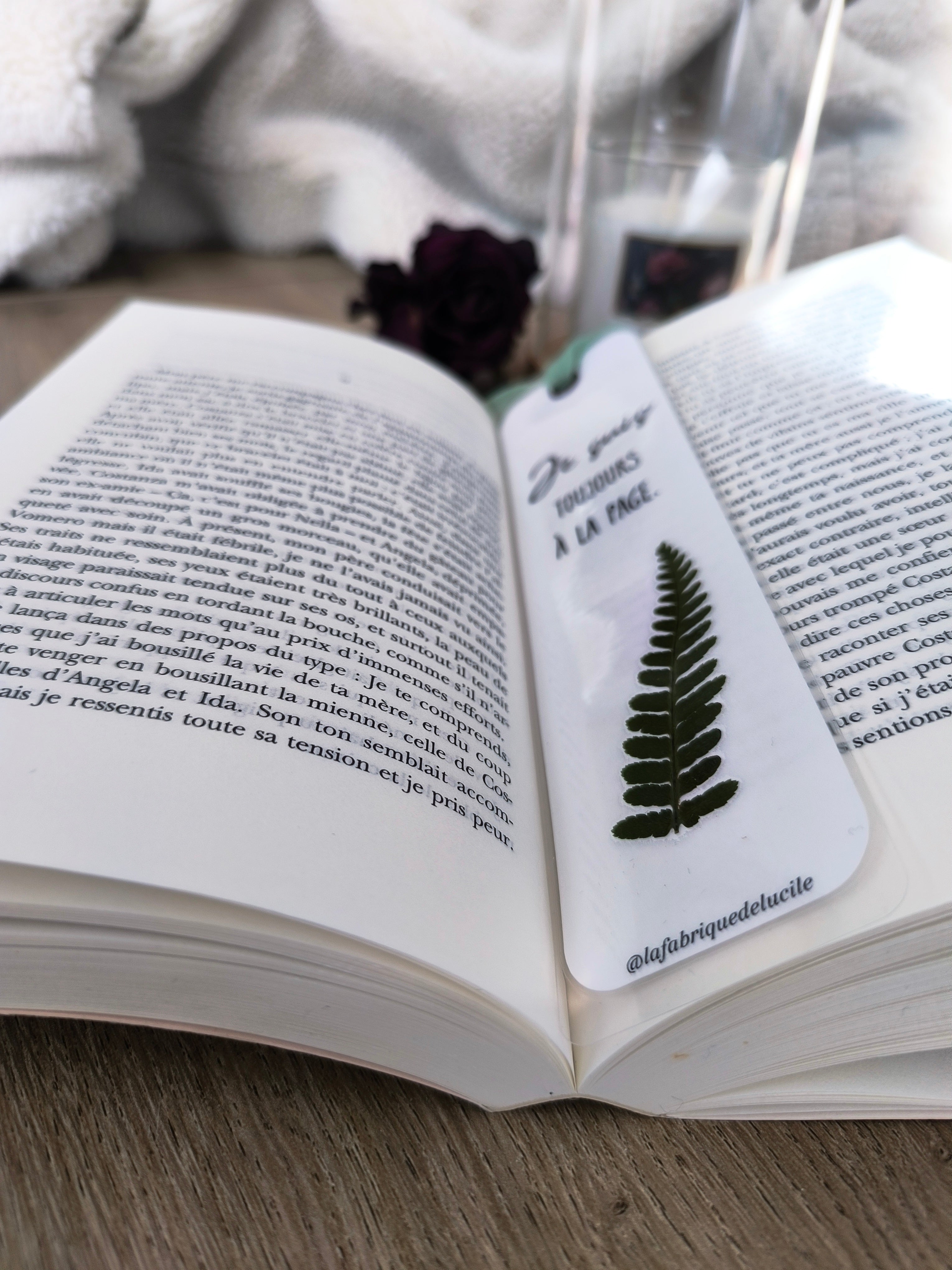 Marque pages - fougère
