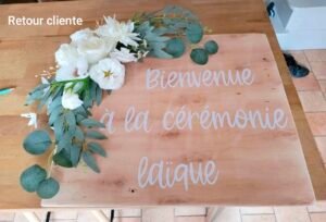 Stickers - Panneau bienvenue miroir – Image 2