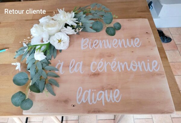 Stickers - Panneau bienvenue miroir – Image 2
