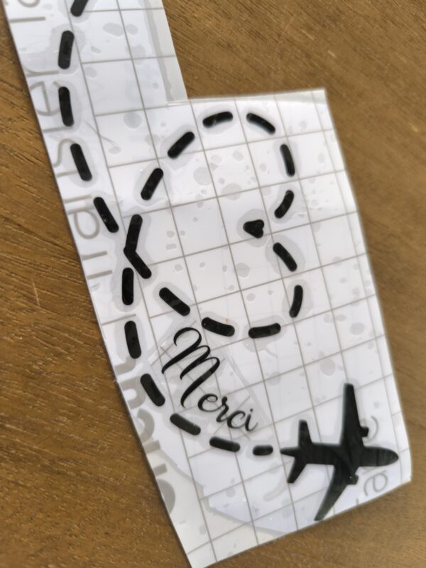 Stickers Urne - Avion Cœur Merci – Image 7