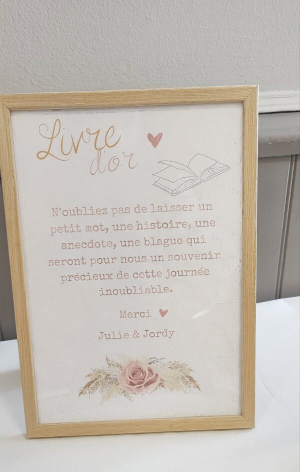 Affiche instructions - livre d'or – Image 2