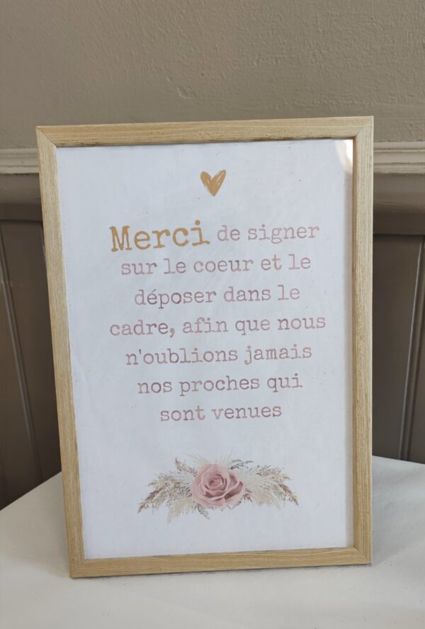Affiche instructions - livre d'or – Image 3