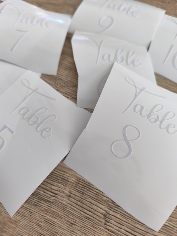 Sticker numéro de table – Image 2