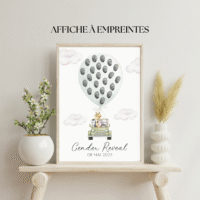 Affiche Empreintes Safari jungle Ballon