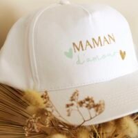 Casquette papa- maman – pailleté