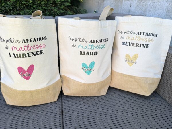 Sac coton et jute - maîtresse