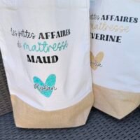 Sac coton et jute – maîtresse