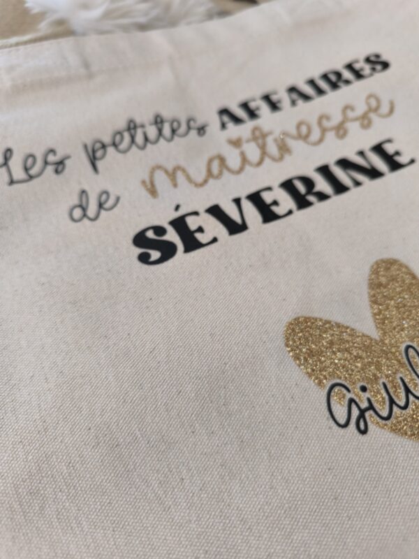 Sac coton et jute - maîtresse – Image 5