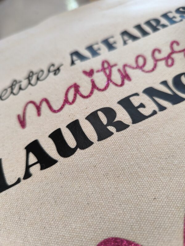 Sac coton et jute - maîtresse – Image 7