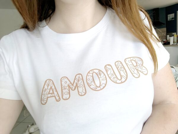 T-shirt léopard AMOUR