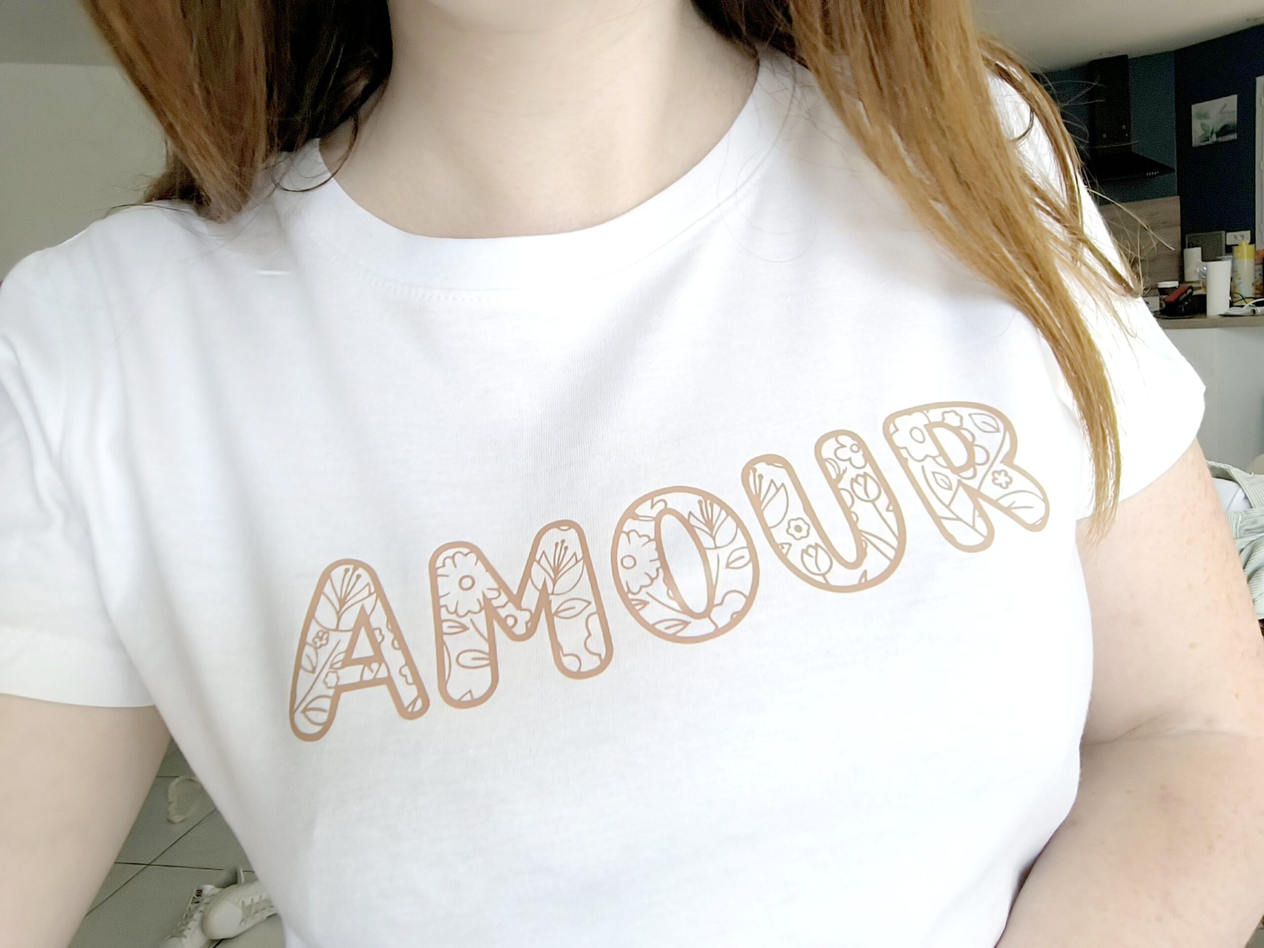 T-shirt léopard AMOUR
