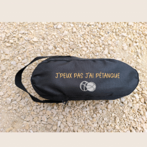Sacoche pétanque - j'peux pas j'ai pétanque