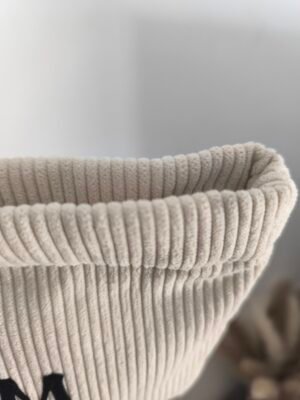 Pochette velours - crème beige – Image 4