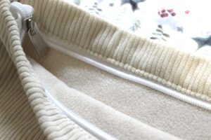 Pochette velours - crème beige – Image 8
