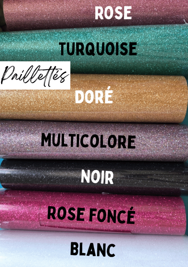 Porte-clés pailletés bois – Image 2