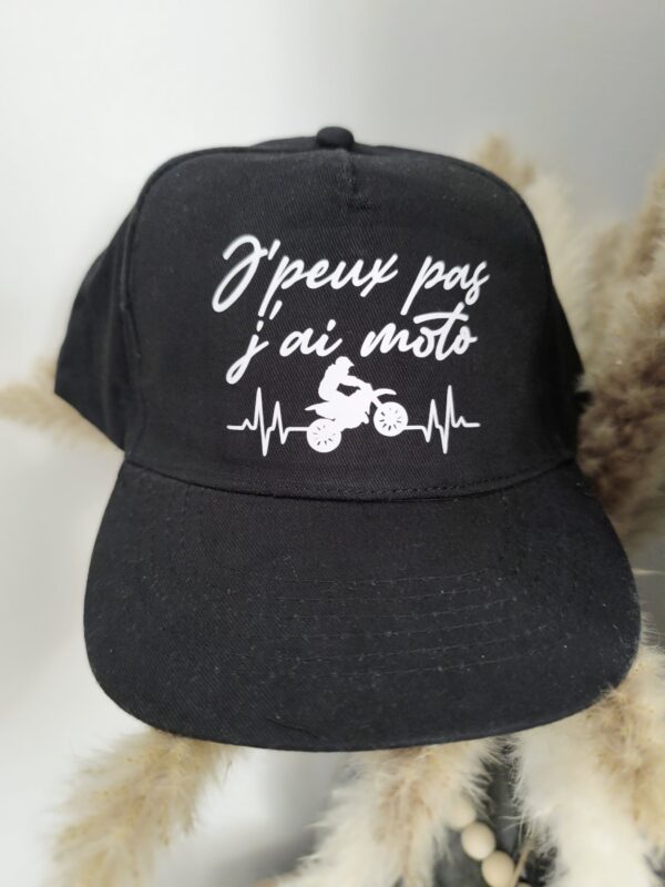 Casquette j'peux pas j'ai moto