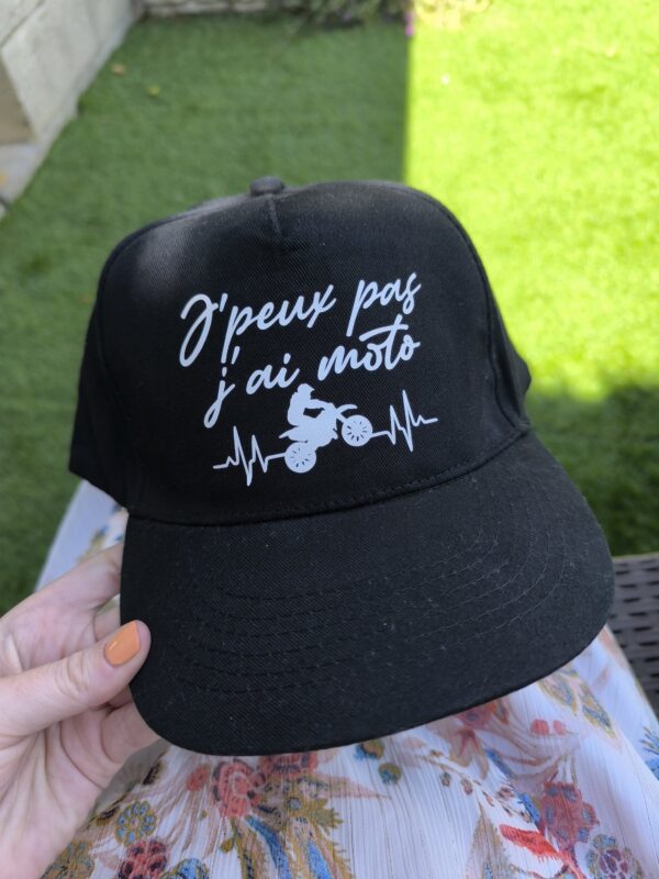 Casquette j'peux pas j'ai moto – Image 2