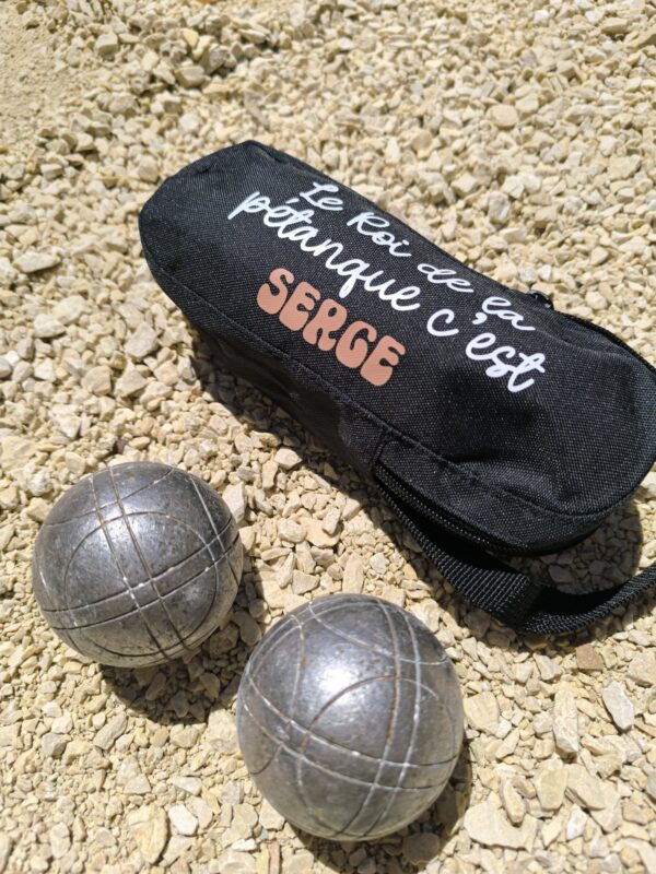 Sacoche pétanque - le roi de la pétanque c'est – Image 13