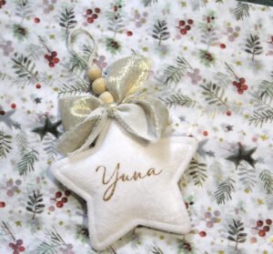 Étoile velours noël – Image 2