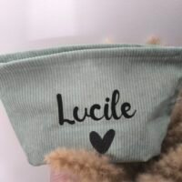 Pochette – velours vert sauge