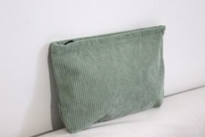 Pochette - velours vert sauge – Image 3
