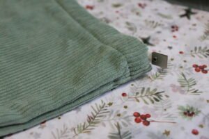 Pochette - velours vert clair – Image 5