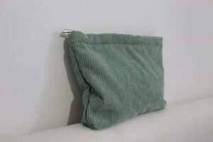 Pochette - velours vert clair – Image 3