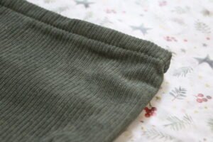 Pochette - velours vert kaki foncé – Image 3