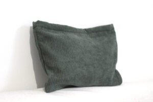 Pochette - velours vert kaki foncé – Image 2