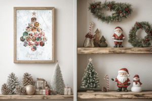 Affiche Sapin noël pèle mêle photos – Image 2